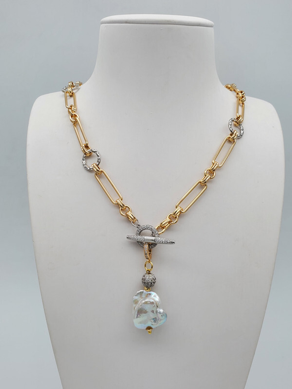 91001108 Колье SELENA PEARLS