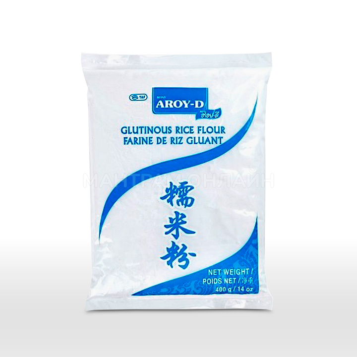 Мука рисовая клейкая Aroy-D Glutinous Rice Flour 400 г