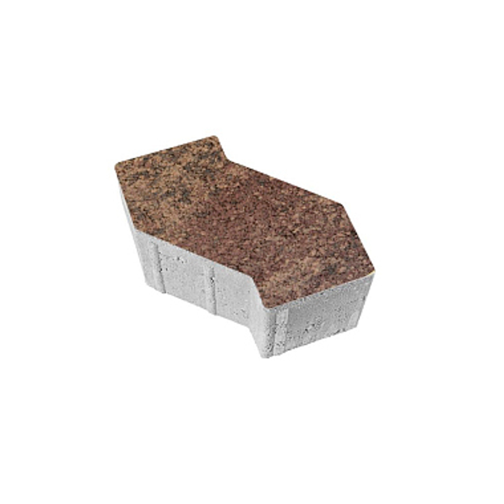 Тротуарная плитка S-ФОРМА В.3.Ф.10, 172х94х100мм Листопад гранит Шелковица