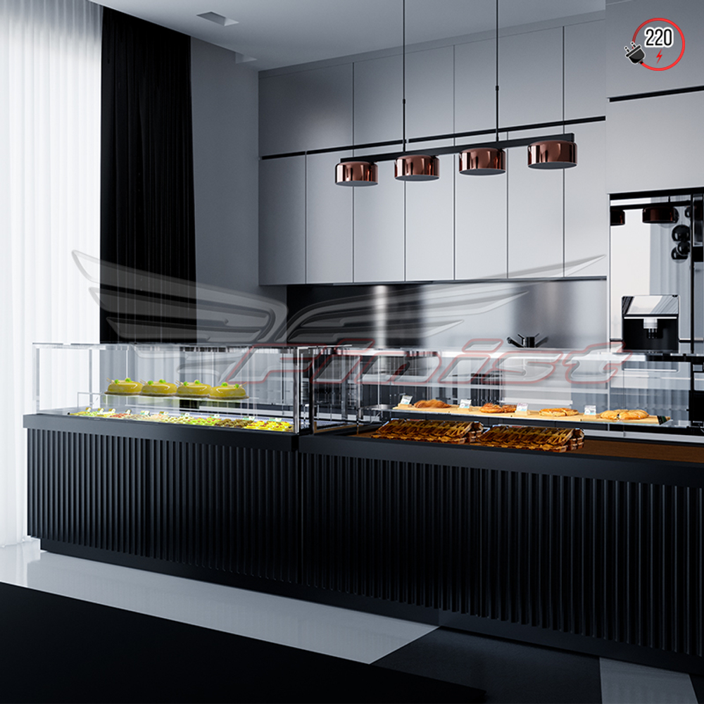 Кондитерская напольная холодильная витрина Finist Maria