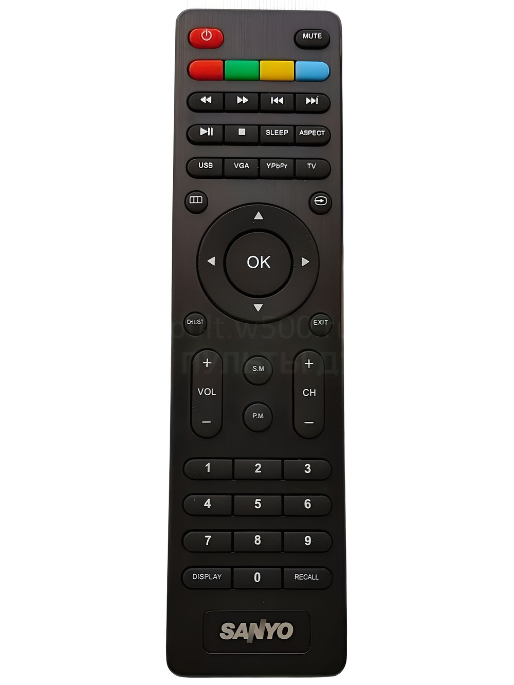 Пульт SANYO KT1045-2 ОРИГИНАЛ (LCD)