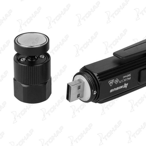 Фонарь многофункциональный 500LM, IP42, USB (N-FR-G19) NISUS