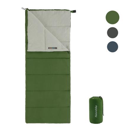Спальный мешок Naturehike F150, хаки (NH22MSD05), молния справа
