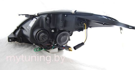 Передние фары tube light black для Suzuki Swift 4(IV)