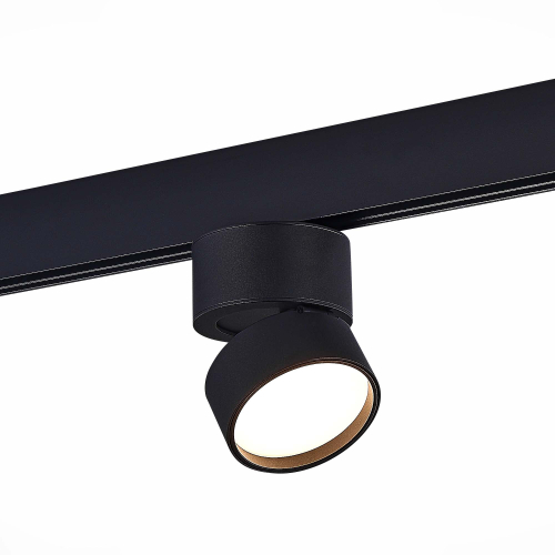 ST809.436.09 Магнитный трековый светильник Черный LED 1*9W 3000K 500Lm Ra&gt;90 120° IP20 D85xH126 48V SKYLINE 48