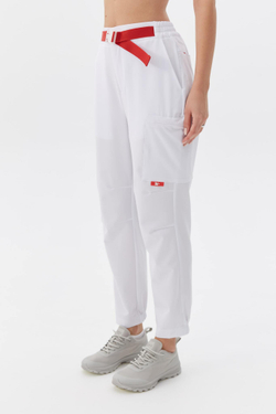 Джоггеры медицинские унисекс Кайтеки, белый