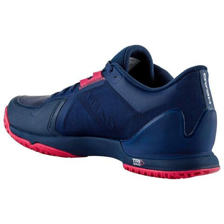 Женские Кроссовки теннисные Head Sprint Pro 3.5 - dark blue/azalea