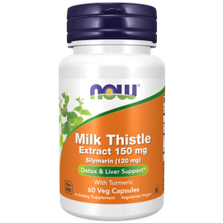 Now Foods Silymarin Milk Thistle 150 mg 60 veg capsules, Расторопша