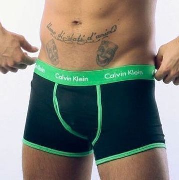 Мужские трусы боксеры Calvin Klein 365 Black Green