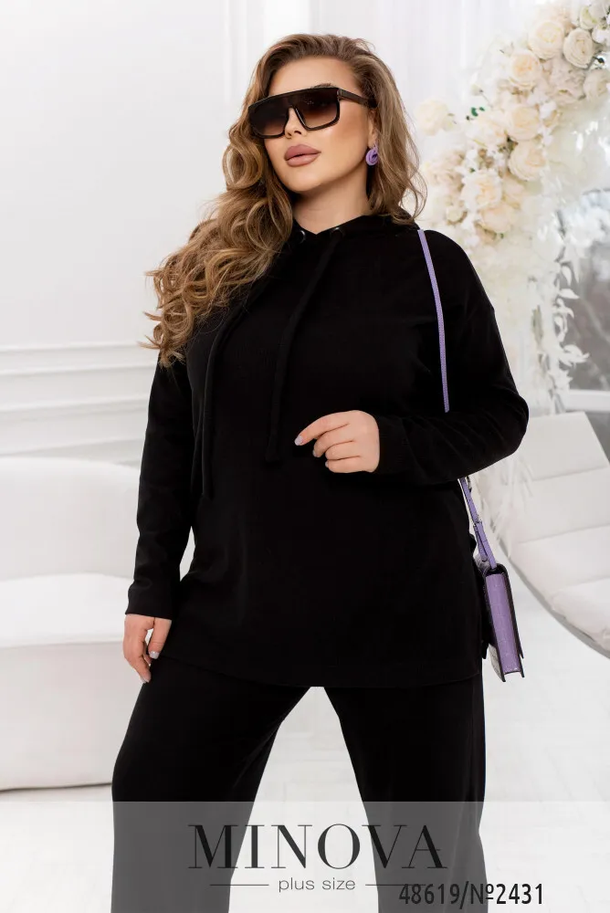 Костюм 2431-черный Minova