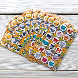 Наклейки поощрительные "Зверюшки"