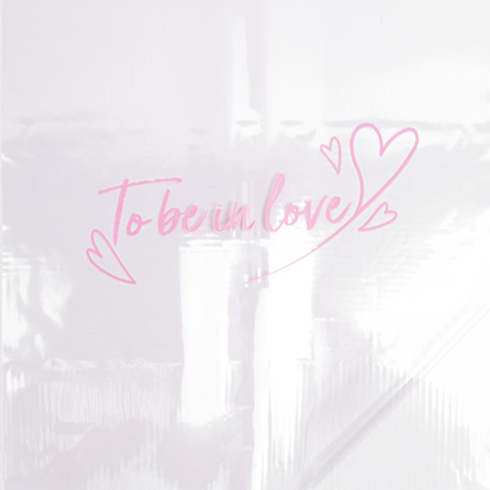 ЛИСТ To be in love 58*58/20шт РОЗОВЫЙ