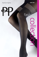 Стильные колготки с имитацией резинки для чулок (Размер: S-M-L) (Цвет: черный)