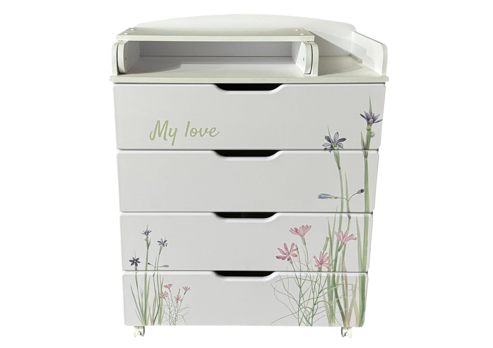 Комод Кедр Alina 800/4 ЛДСП/МДФ