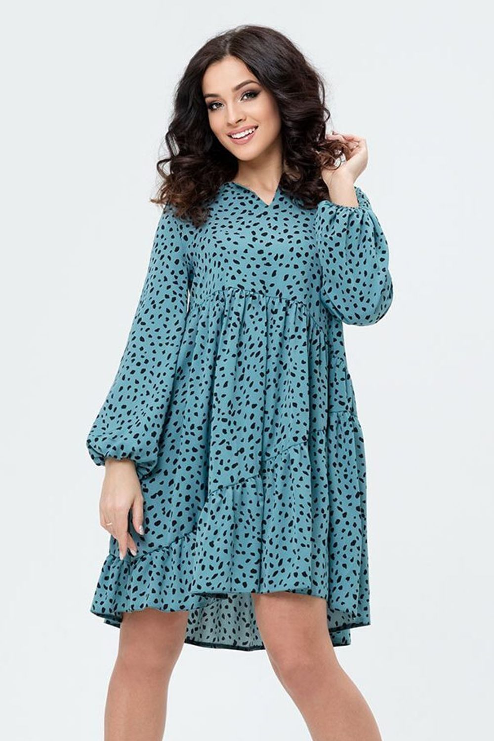 Платье Марика (42-52) Serenada бирюзовый (Акция)