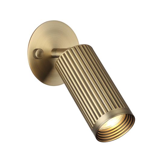 7013/1WA HIGHTECH ODL25 683 Настенный св-к поворотный на 180°/350° металл/под латунь IP20 LED GU10 10W 220V MANCHESTER