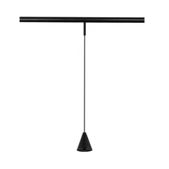 ST689.436.05 Магнитный трековый светильник Черный LED 1*5W 3000K Lm350 Ra>80 60° IP20 D80xH98 24V СУПЕР5