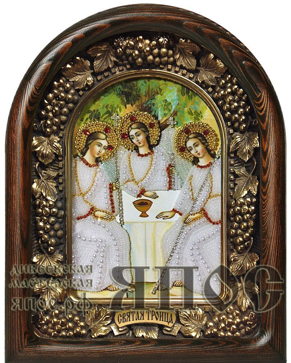 Икона Святая Троица бисер