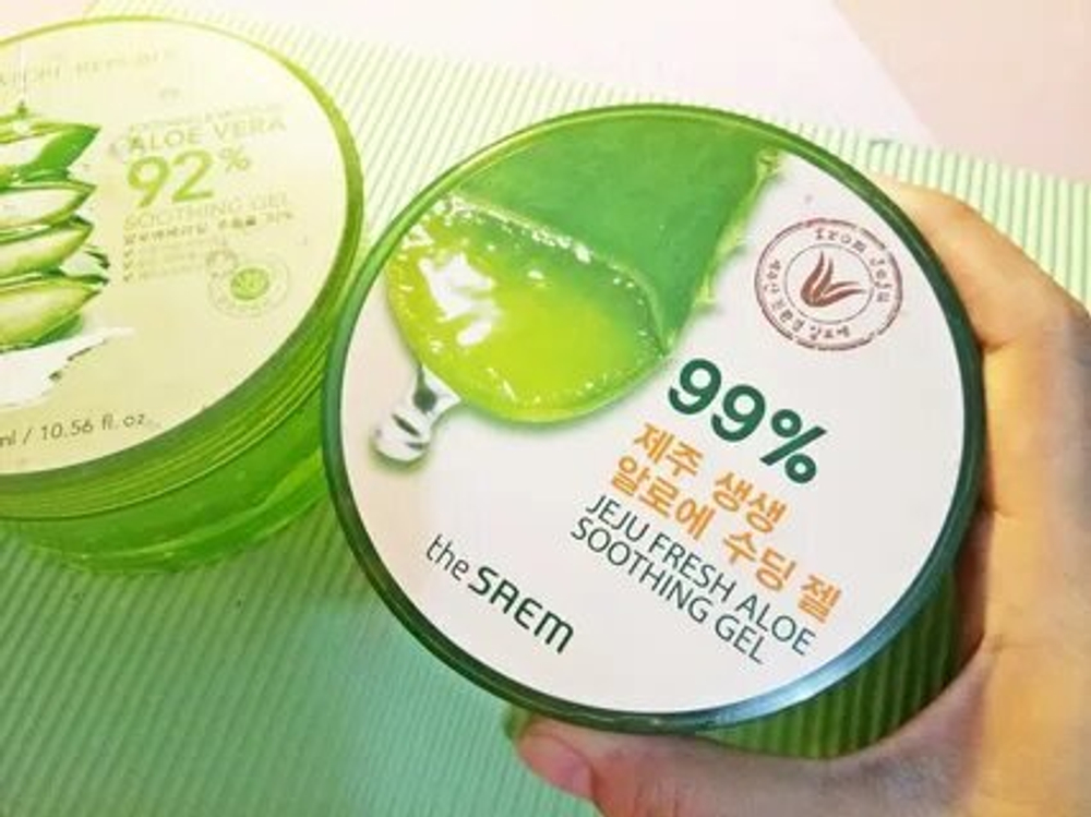 Гель The Saem "Jeju Fresh", алоэ, для всех типов кожи, 99%, 300 мл