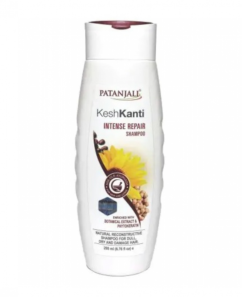 PATANJALI Kesh Kanti Intense Repair Shampoo Шампунь для волос Кеш Канти Интенсивное восстановление 200мл
