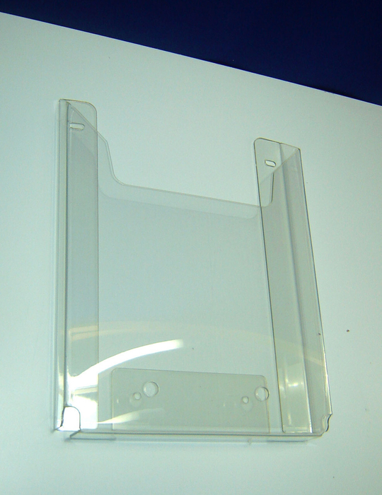 Карман буклетница А4 верт Н=275, 1,5 ПЭТ 30мм, 1,5 ПЭТ