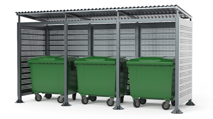 Контейнерная мини-3 металл без ворот SK00093