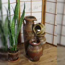 Waterfall Фонтан с подсветкой ''Каскад Кавказ''