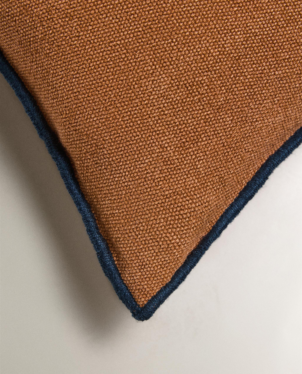Zara Home наволочка декоративная из льна, терракотовый, 45x45 см