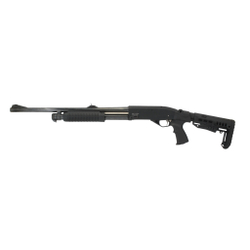 Телескопический приклад на МР-155, DLG Tactical. Черный