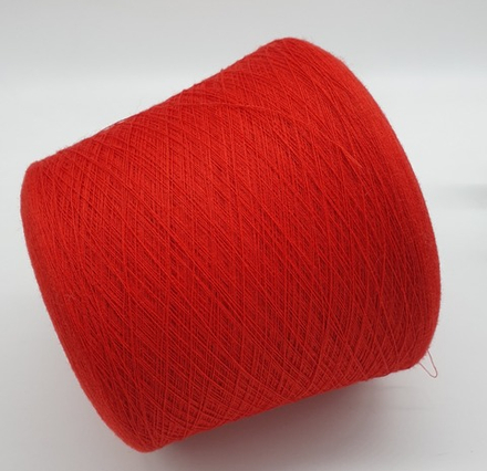 Пряжа Emilcotoni SPa RealWool 2/50 (60% пима хлопок, 40% меринос),2500 м/100 гр, красный