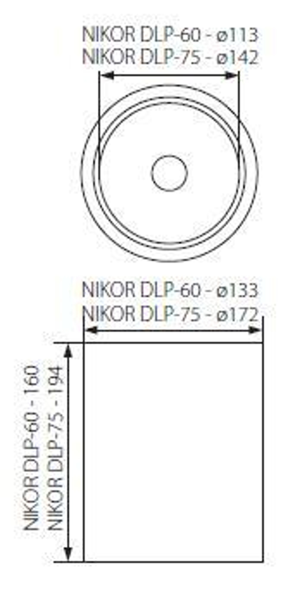 Накладной точечный светильник KANLUX NIKOR DLP-60-W Е27