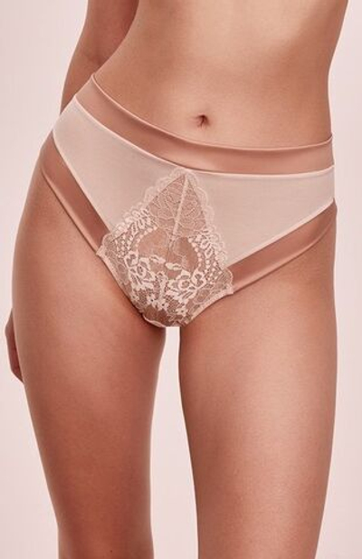 Трусики-стринги с завышенной линией талии Lava Dorata (Размер: 40) (Цвет: телесный)