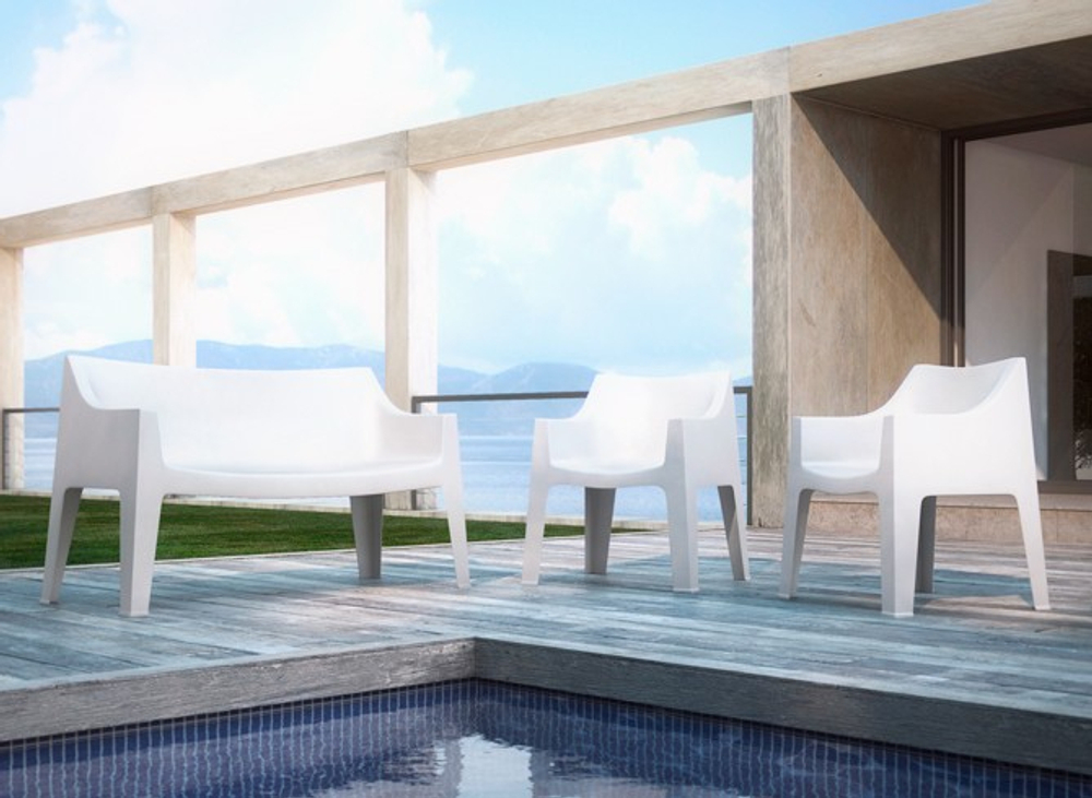 Диван пластиковый Scab Design Coccolona, лен