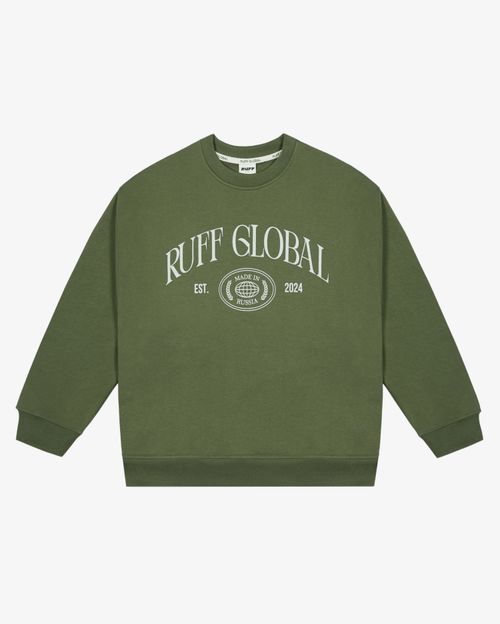 Толстовка Ruff Global Oversized хаки
