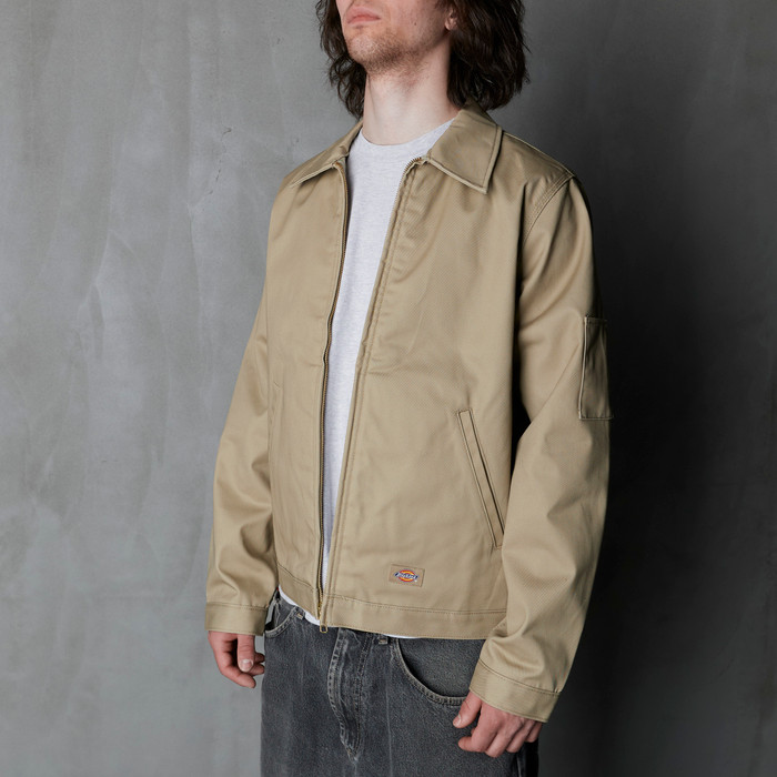 Куртка Dickies Lined Eisenhower Jacket Khaki артикул:DK0A4XK4KHK1 - купить в магазине Дайс
