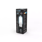 Лампа Gauss LED 5,5W G9 АС220-240V 500 lm 4100K стекло  107809205