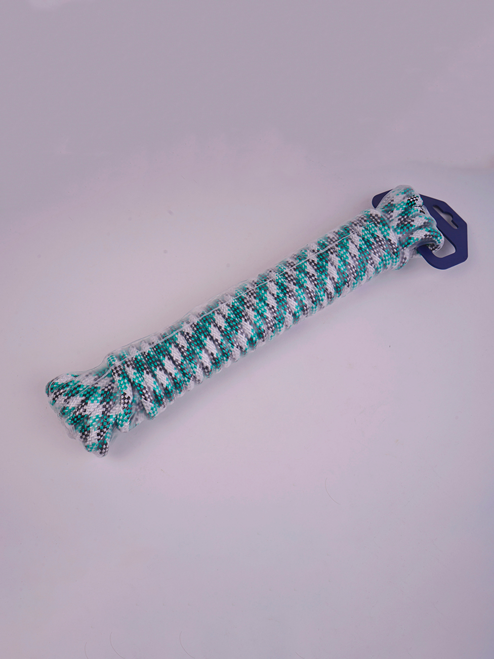 Шнур плетеный Петроканат STANDARD-CORD 8,0 мм (10 м) зелено-бело-черный, евромоток