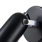 Настенный светильник 1x40Вт E14, металл, черный