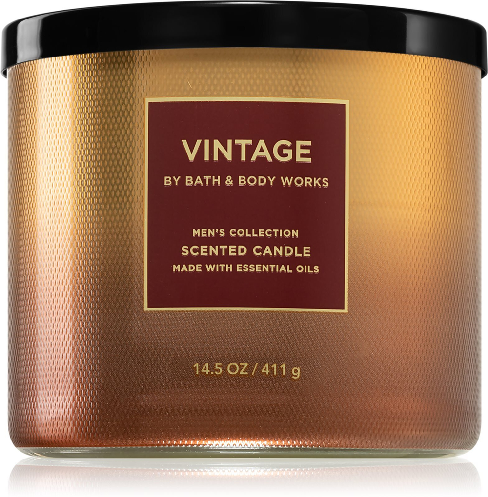 Bath & Body Works Vintage - ароматическая свеча /   411  g  / GTIN 667556375367