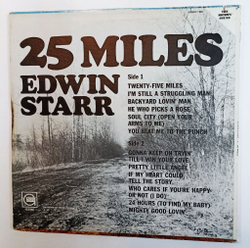 Винтажная виниловая пластинка LP Edwin Starr 25 Miles (USA 1969)