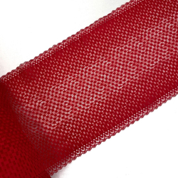 Кружево эластичное красное 22 см