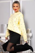 Свитер оверсайз Анита (лимонный) Б14758-1М LT Collection