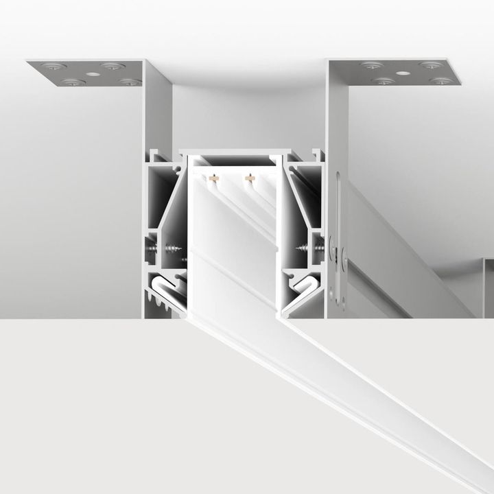 Закладной профиль Denkirs Smart Profi для натяжного потолка TR3044-AL