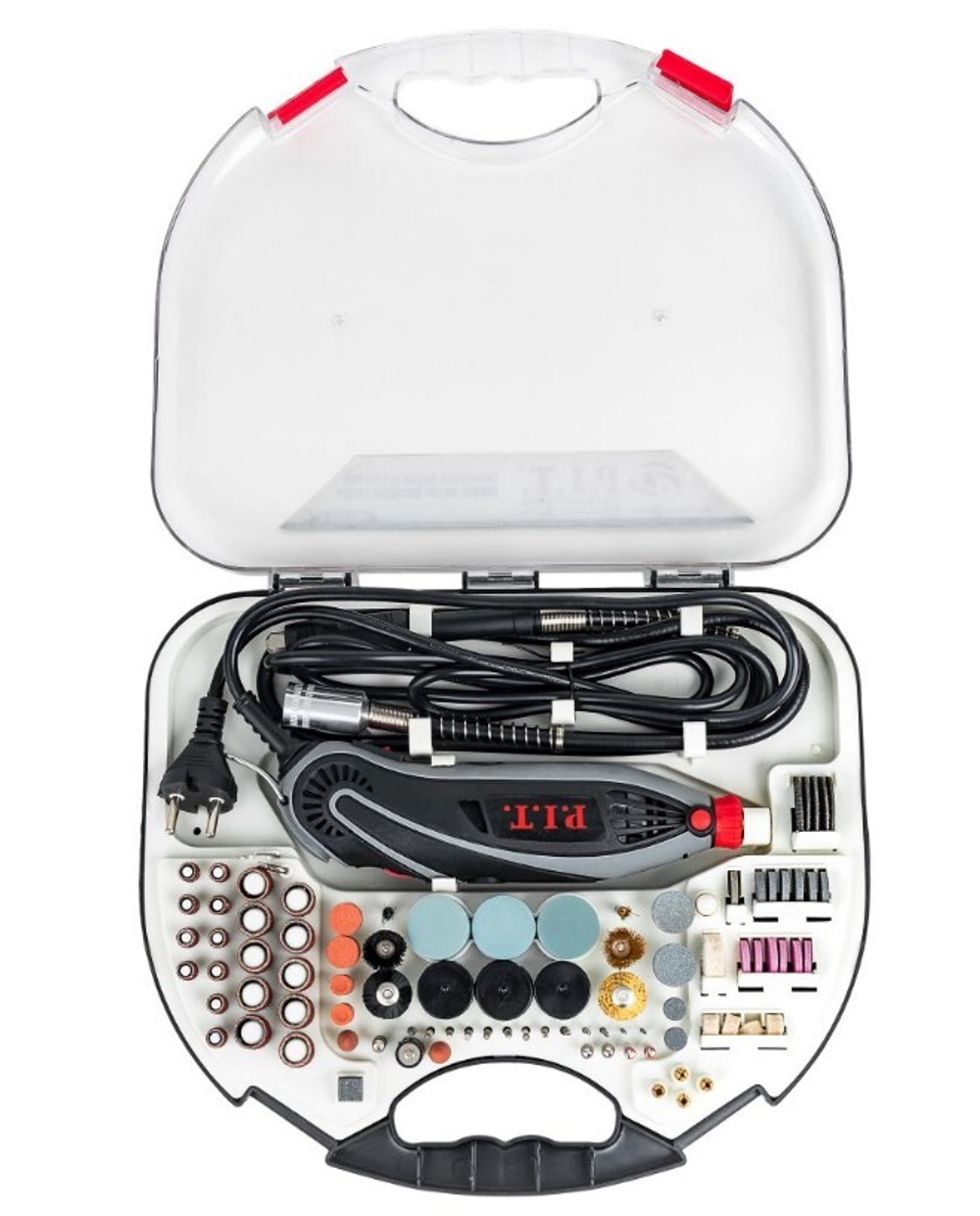 Гравер  PMG150-С Мастер (150Вт,гиб.вал, цанга 3,2мм, ск-ть 10-33тыс.об/мин, 211 пред-в) P.I.T