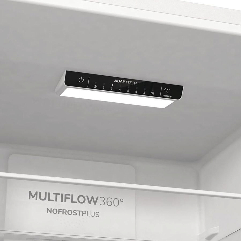 Отдельностоящий двухкамерный холодильник Gorenje NRK6201PW4