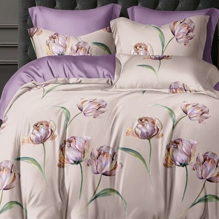 Комплект постельного белья "АВТ. 776", сатин, 100% хлопок, Россия. Пододеяльник на молнии!!!