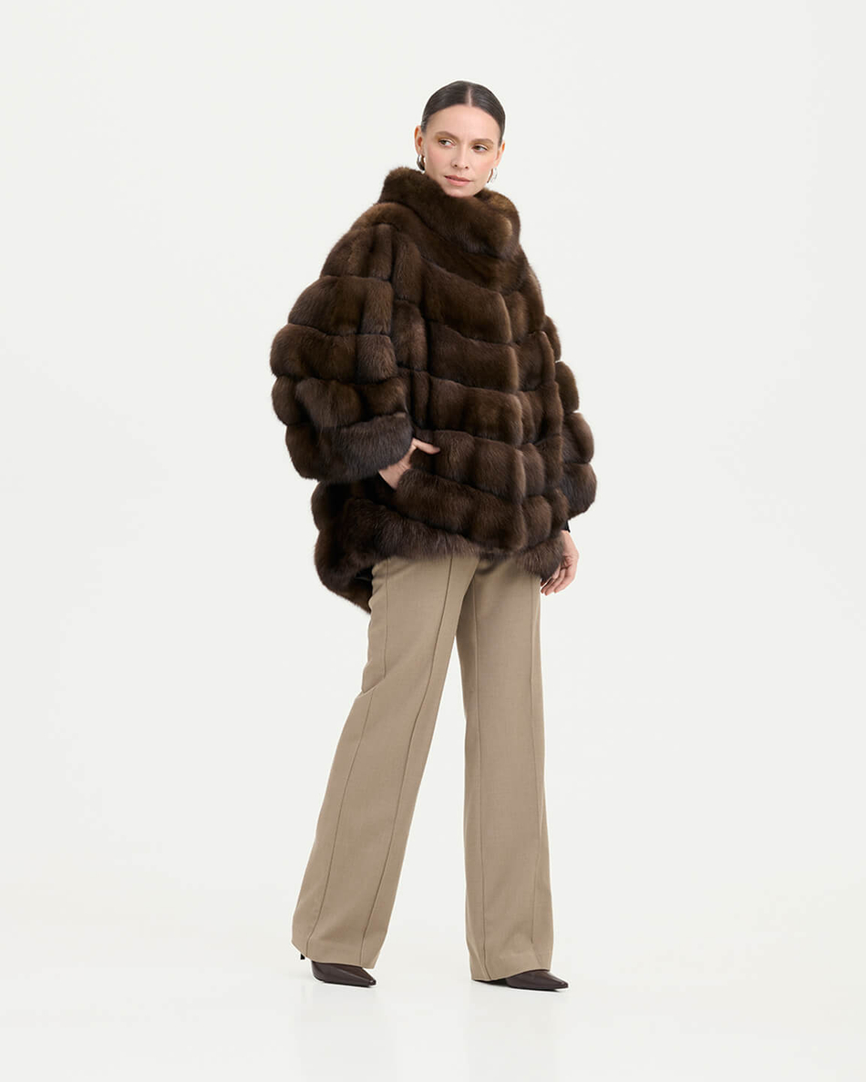 Шуба из меха соболя