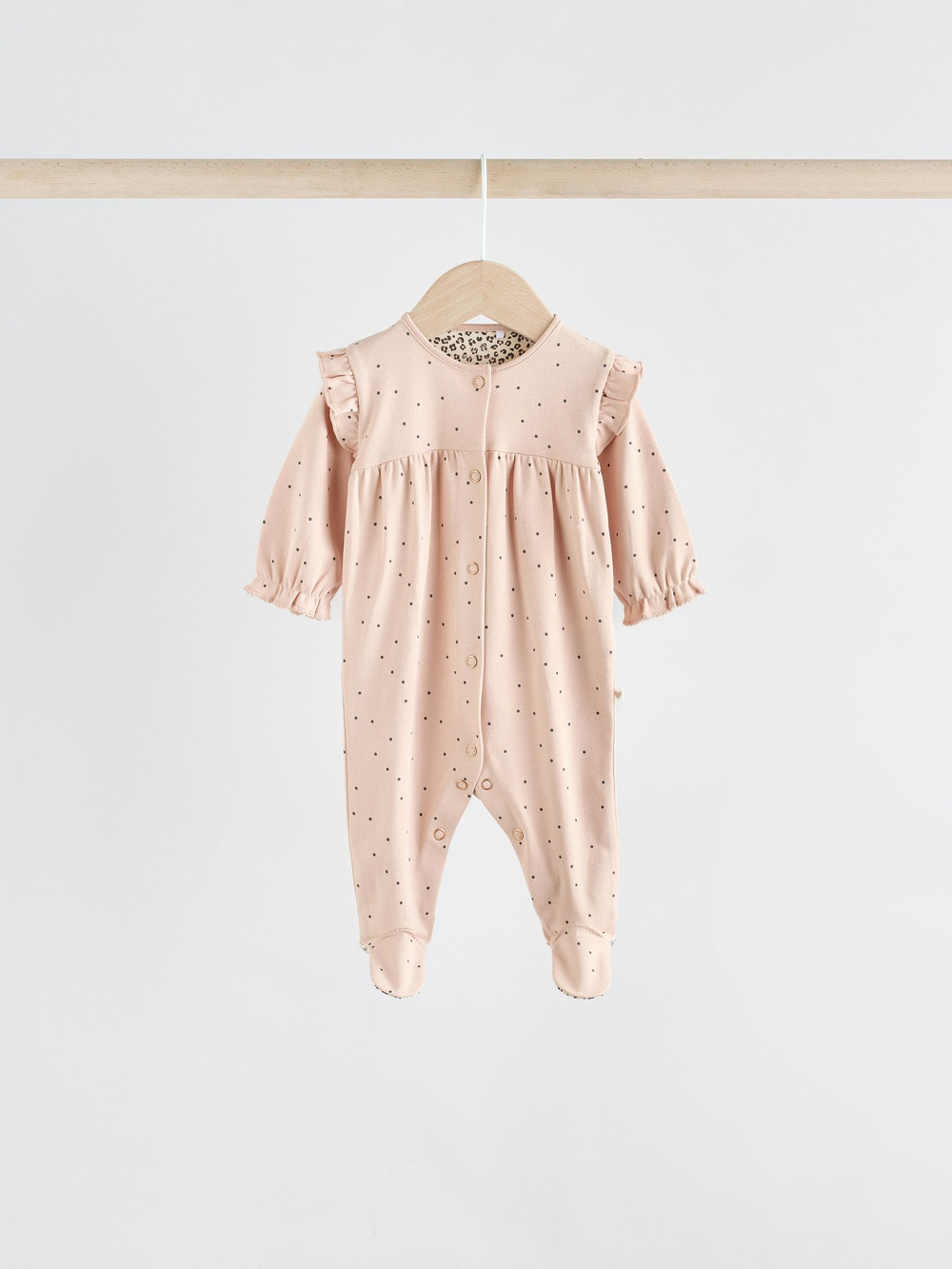 Комбинезон / Cлип и шапочка в комплекте для девочек Next AA5-449, 3 шт., Бежевый