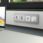 Рамка на 4 поста AluMax (алюминий)