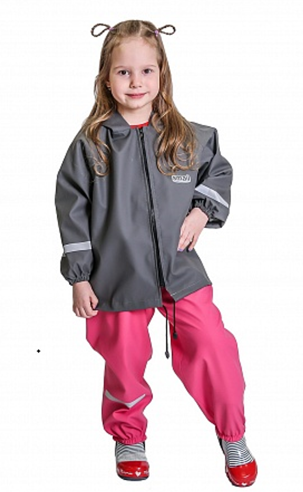 Куртка непромокайка р.110 серая (Smail)